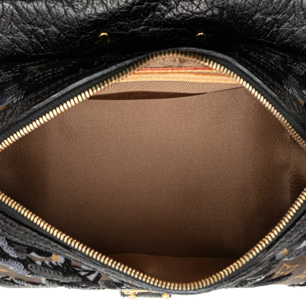 Louis Vuitton Monogram Fleur De Jais Carrousel Brown Canvas Good - Model View