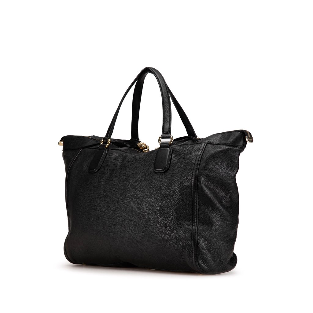 Gucci Large Leather Soho Zip Tote - 2