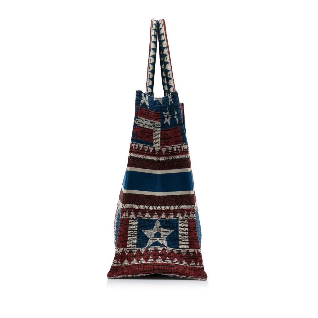 Dior Large French Flag Book Tote - 3