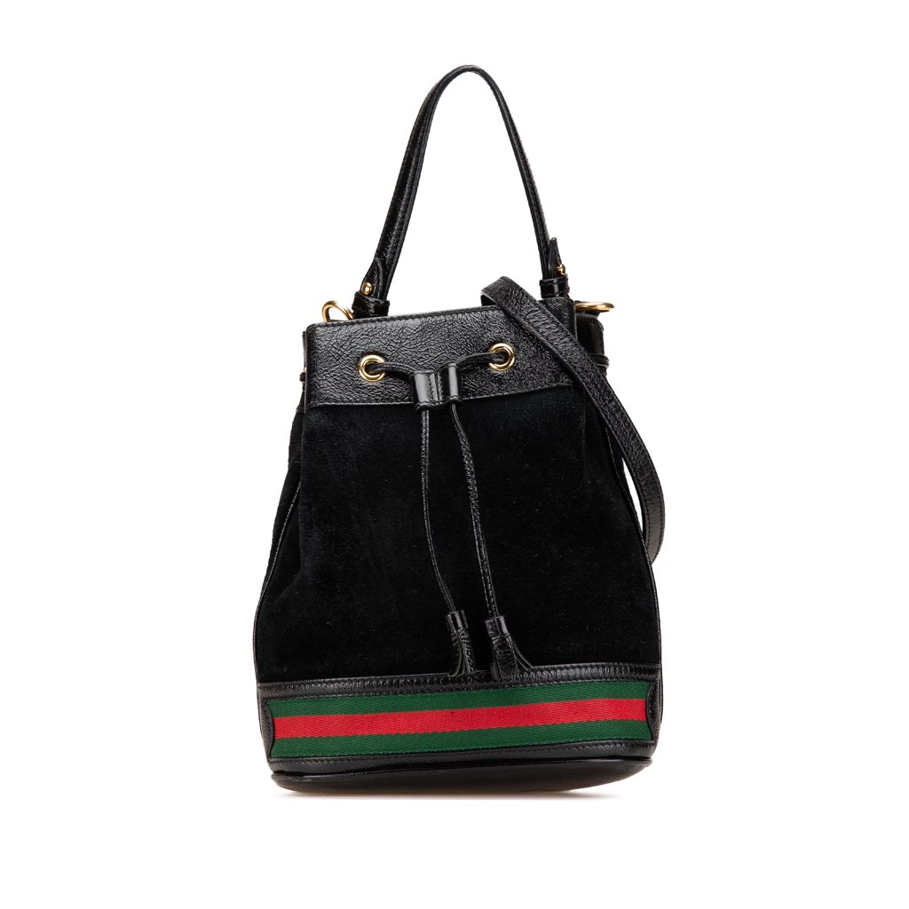 Gucci Small Suede Ophidia Bucket