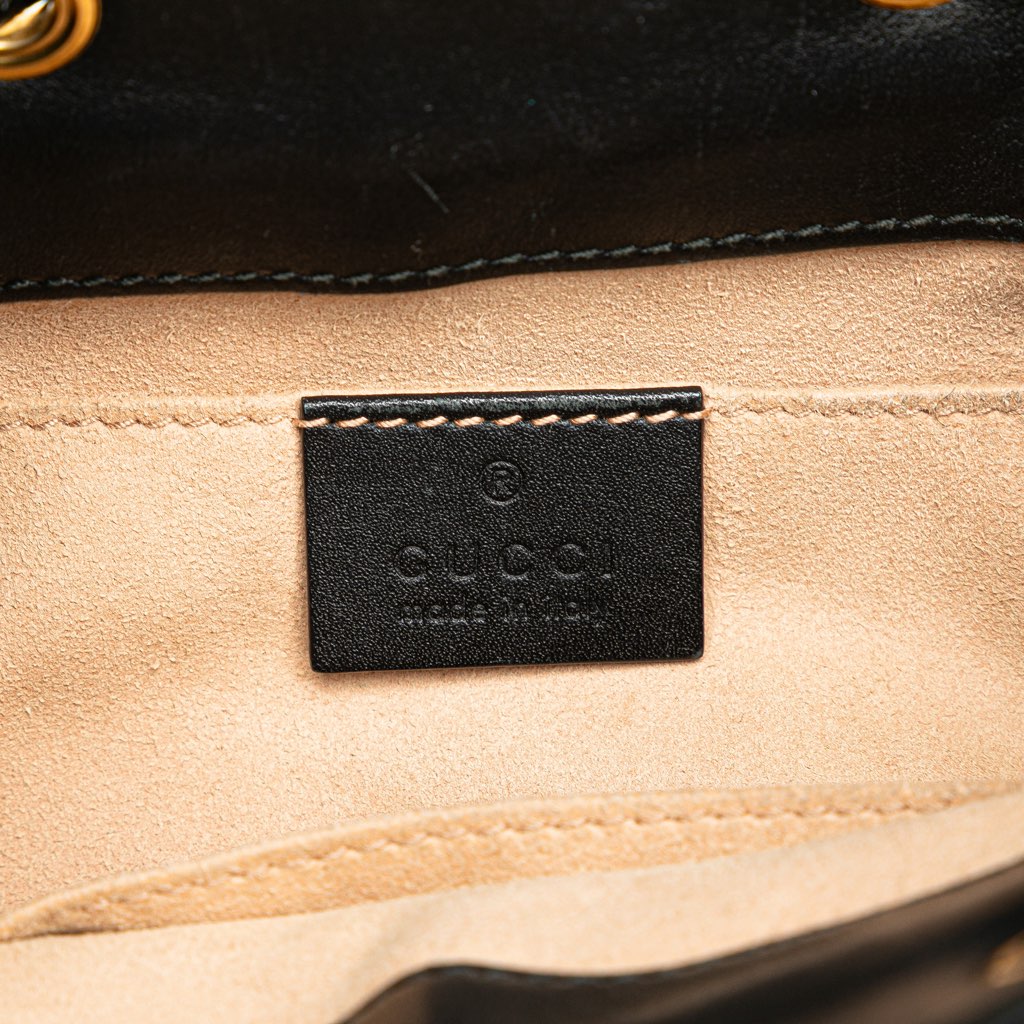 Gucci Small Suede Ophidia Bucket - Side view