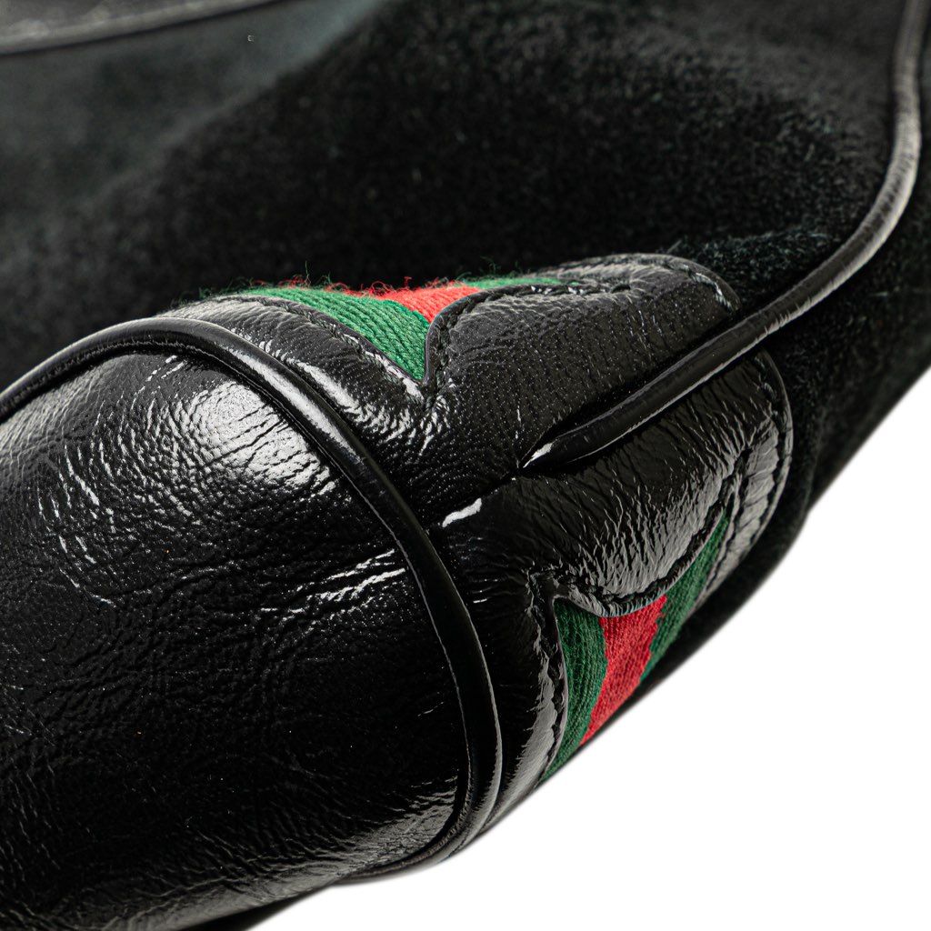 Gucci Small Suede Ophidia Bucket - Image 10