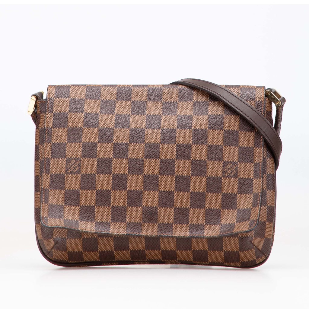 Louis Vuitton Damier Ebene Musette Tango Long Strap