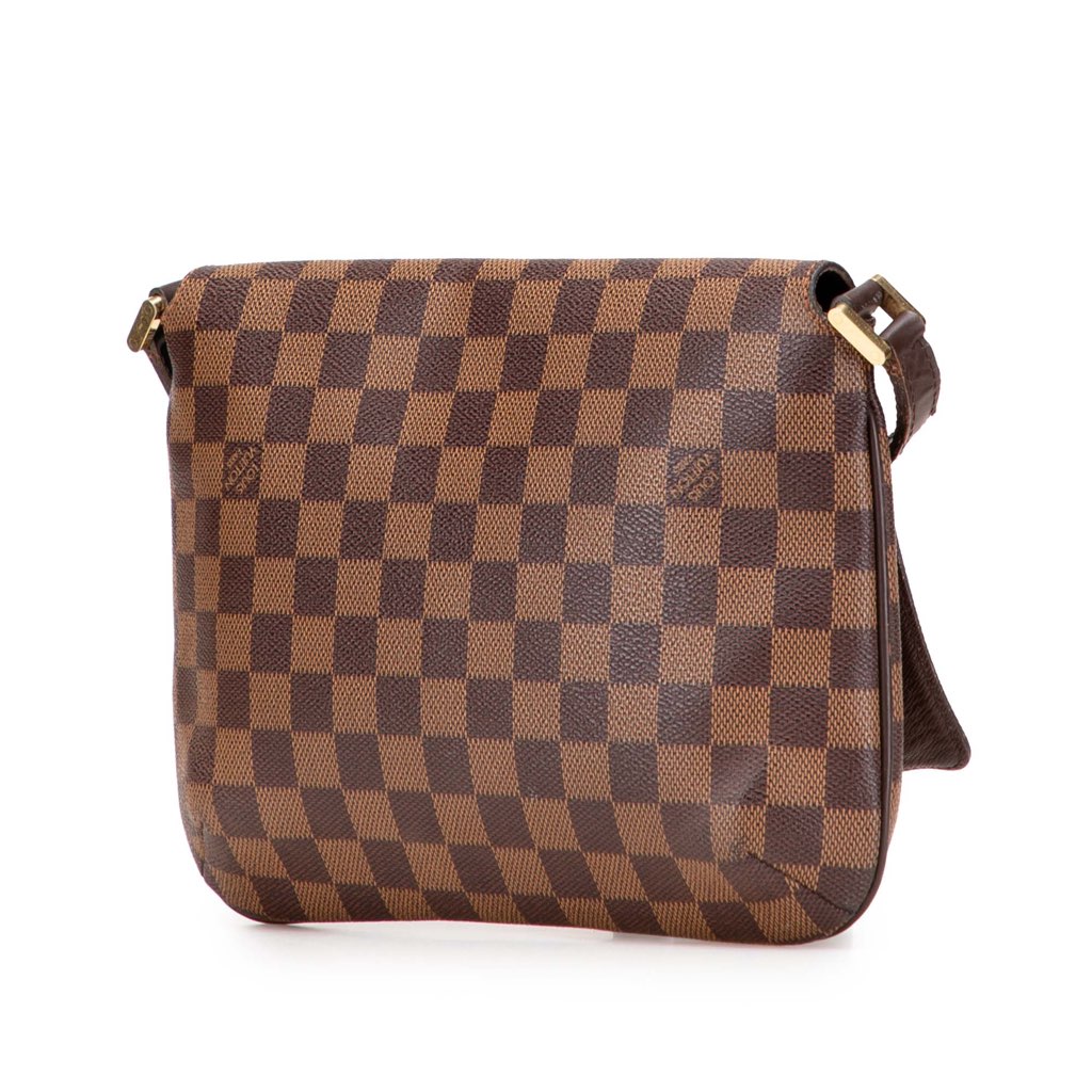 Louis Vuitton Damier Ebene Musette Tango Long Strap - 2