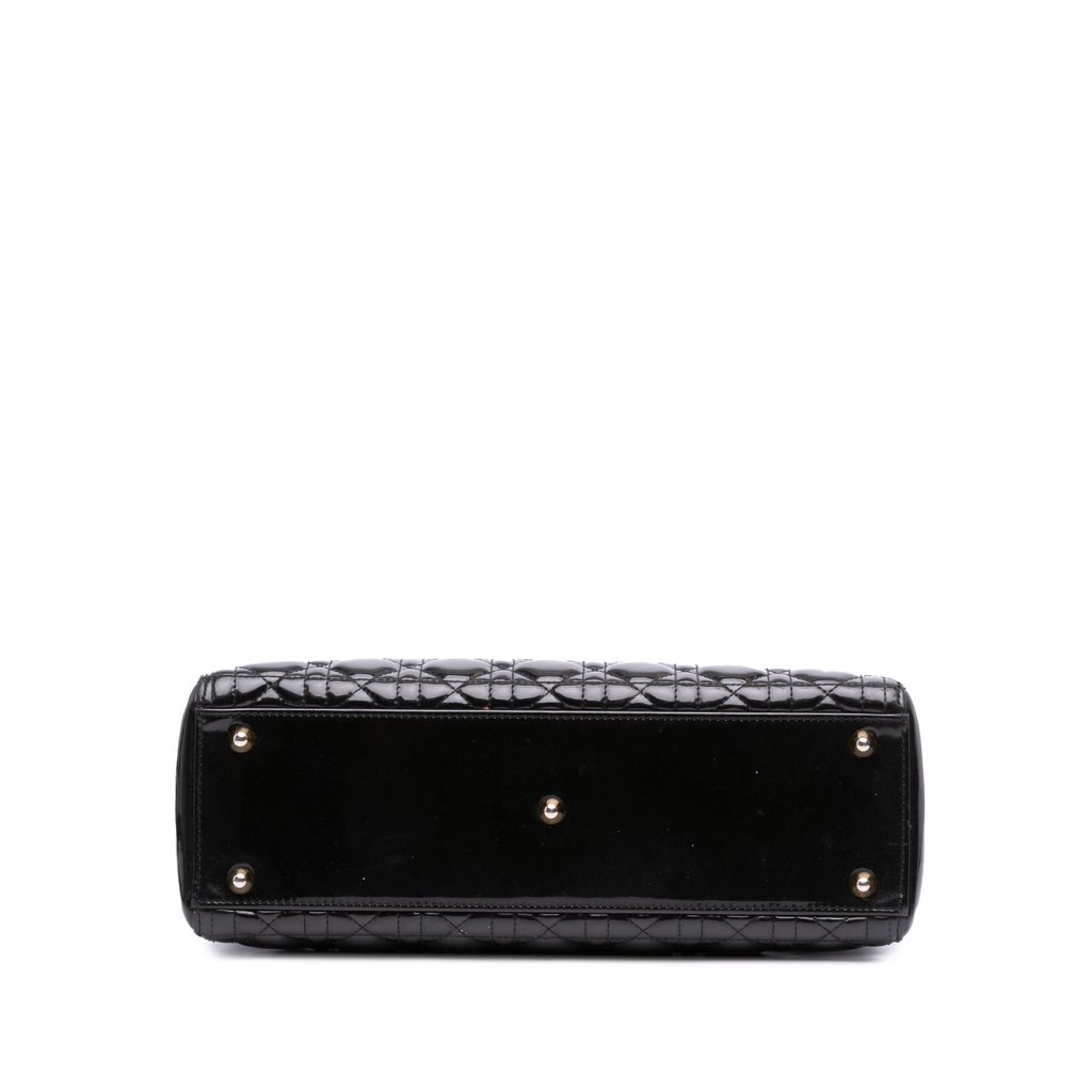 Dior Large Patent Cannage Lady Dior - 3