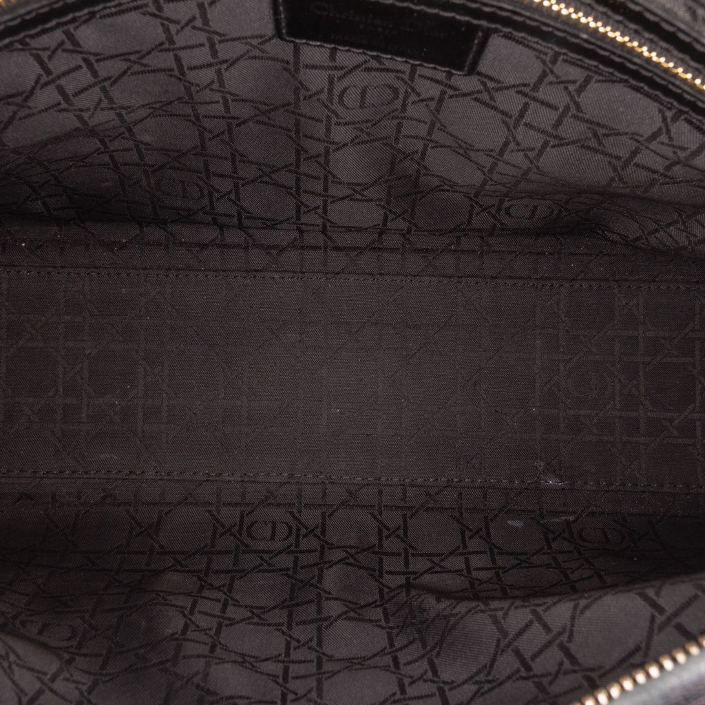 Dior Large Patent Cannage Lady Dior - 4