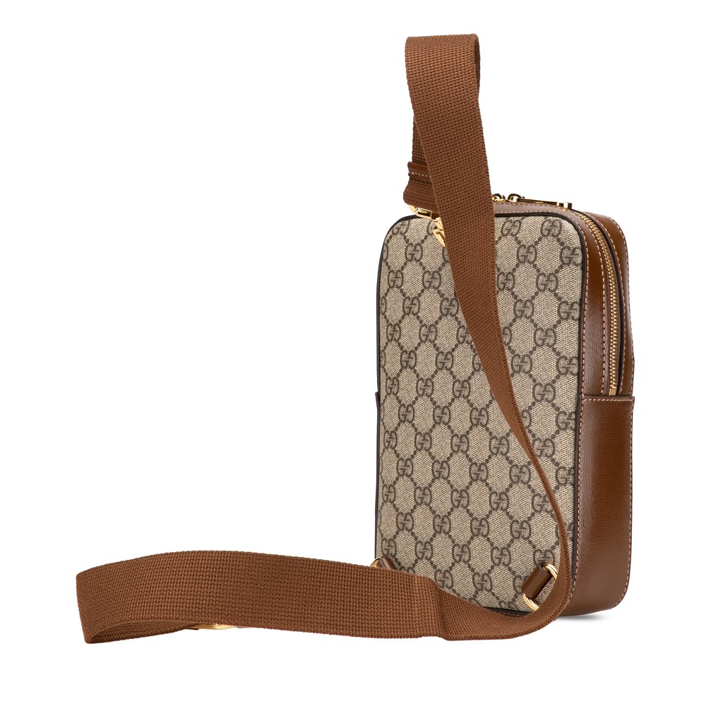 Gucci GG Supreme Interlocking G Sling Bag - 2