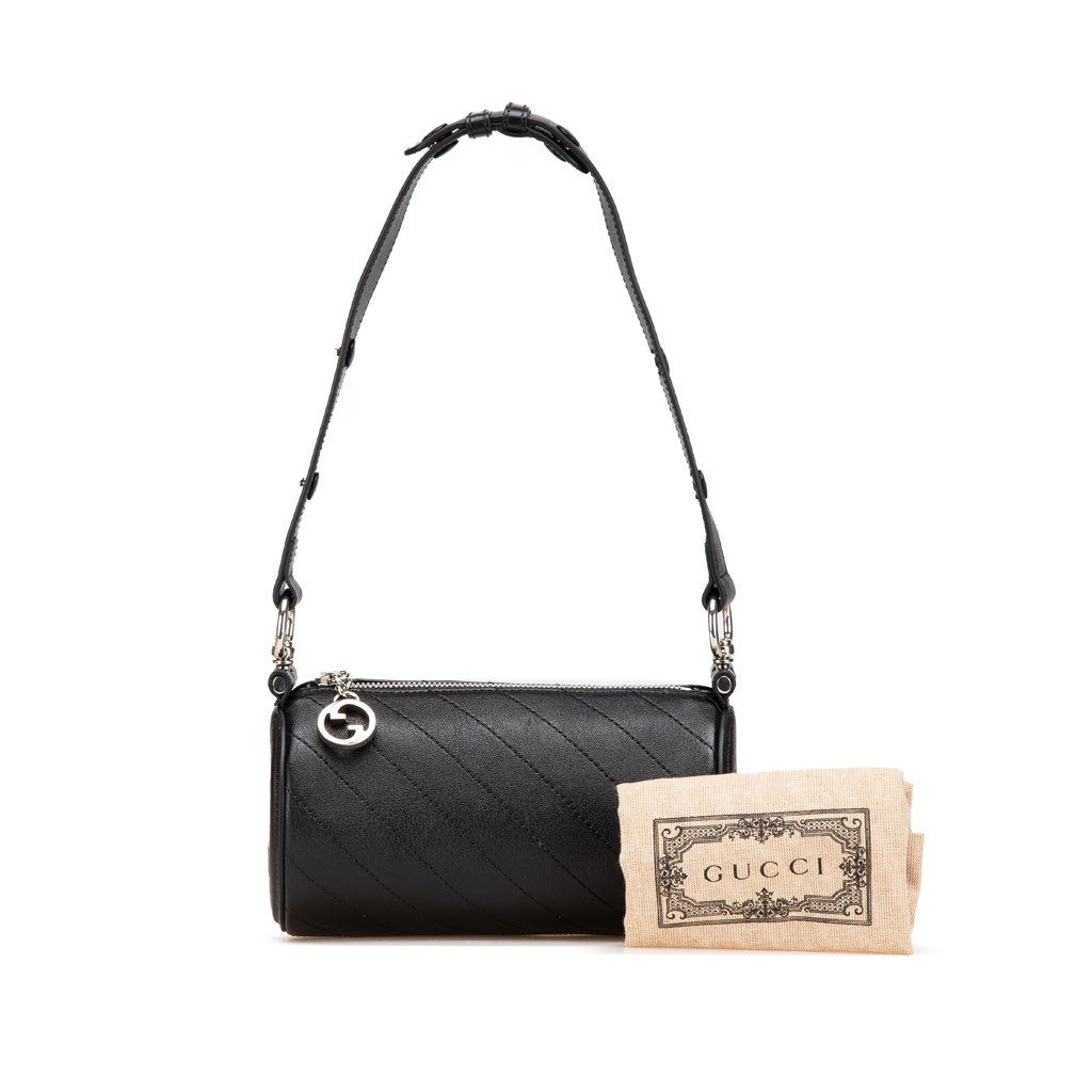 Gucci Mini Leather Blondie Barrel Shoulder Bag - Image 13