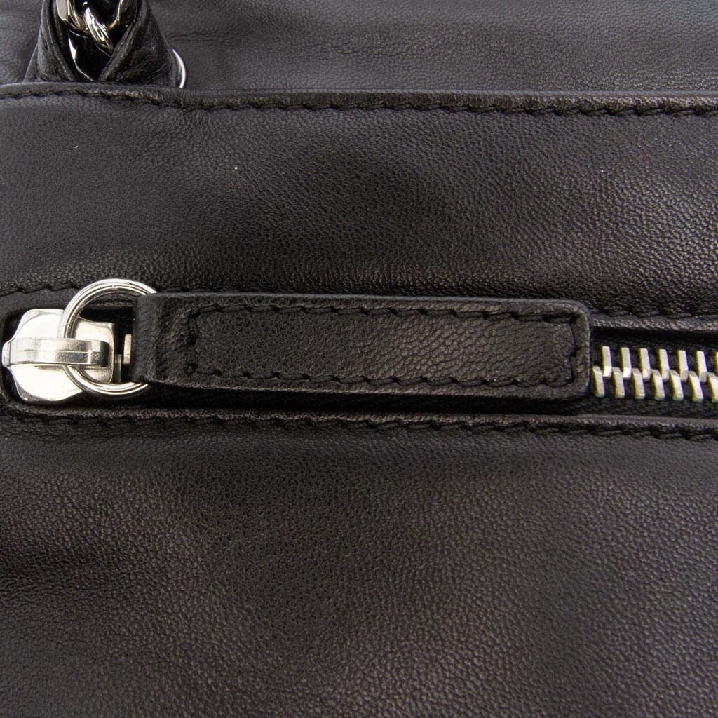 Chanel Quilted Metallic Distressed Lambskin CC Crystal Flap - Image 10