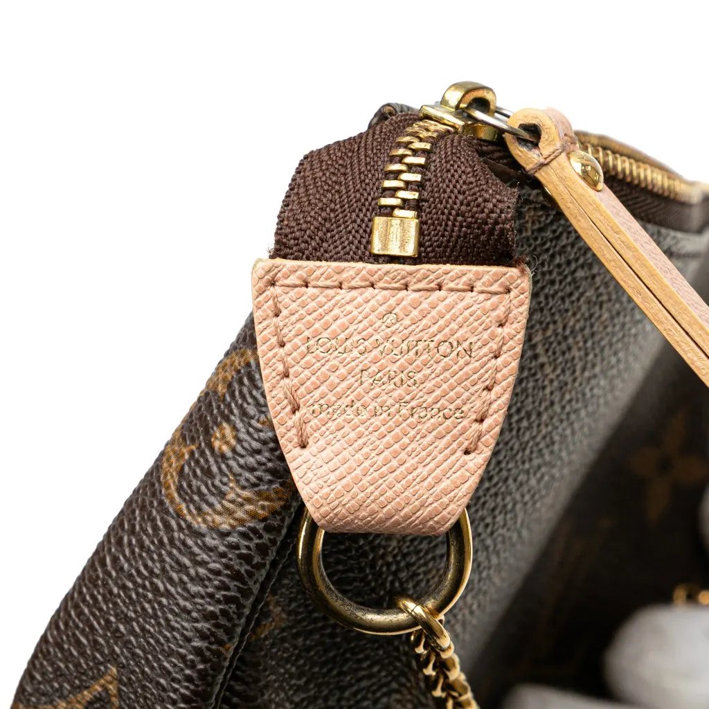 Louis Vuitton Monogram Affiche Mini Pochette Accessoires Brown Canvas Good - Box View