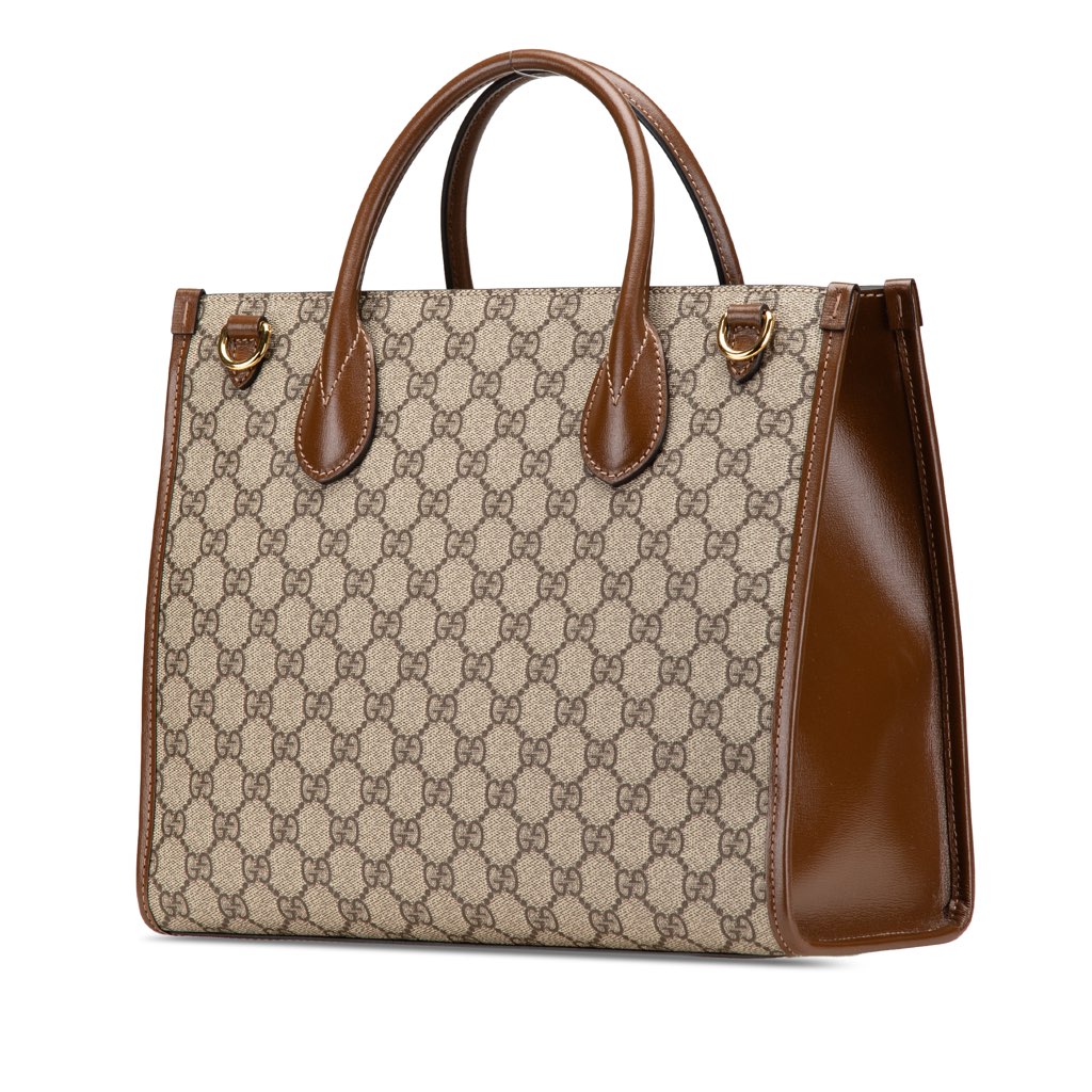 Gucci Small GG Supreme Interlocking G Tote - 2