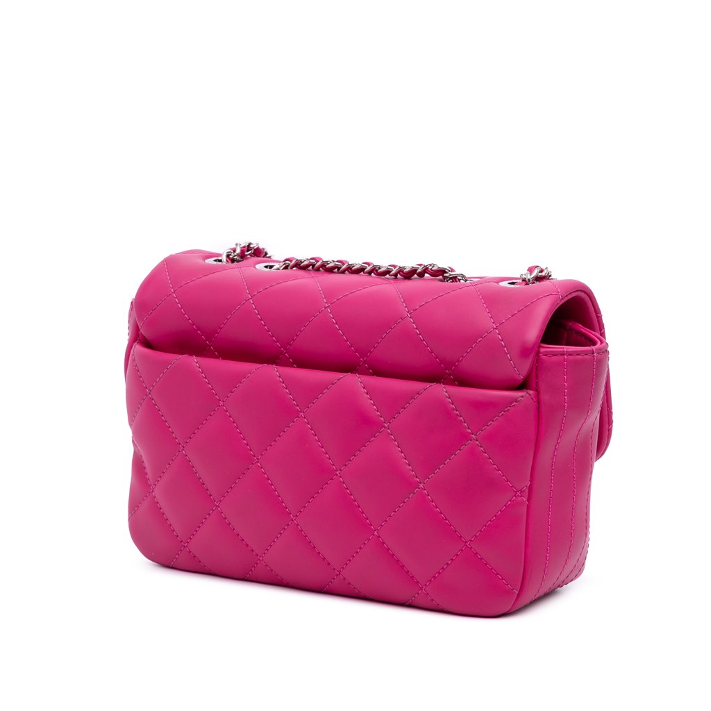 Chanel Paris Seoul Small Rubber Coco Rain Flap - Back view