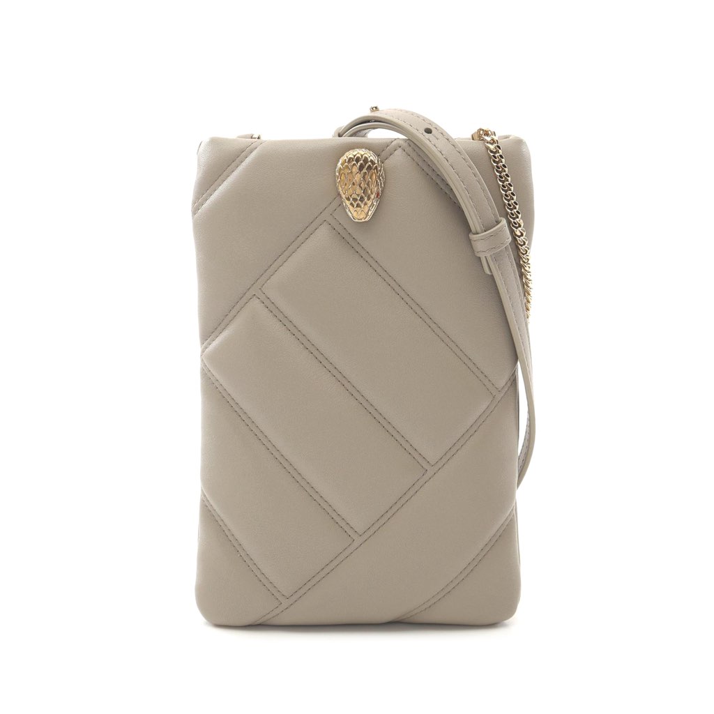Bvlgari Serpenti Leather Cabochon Phone Case Crossbody