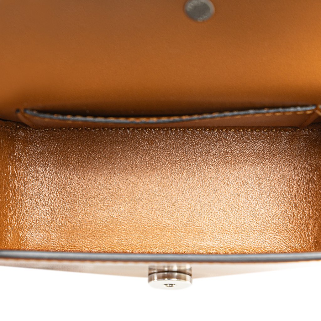 Fendi Nano Bag F Glossy Calfskin Handbag - 4