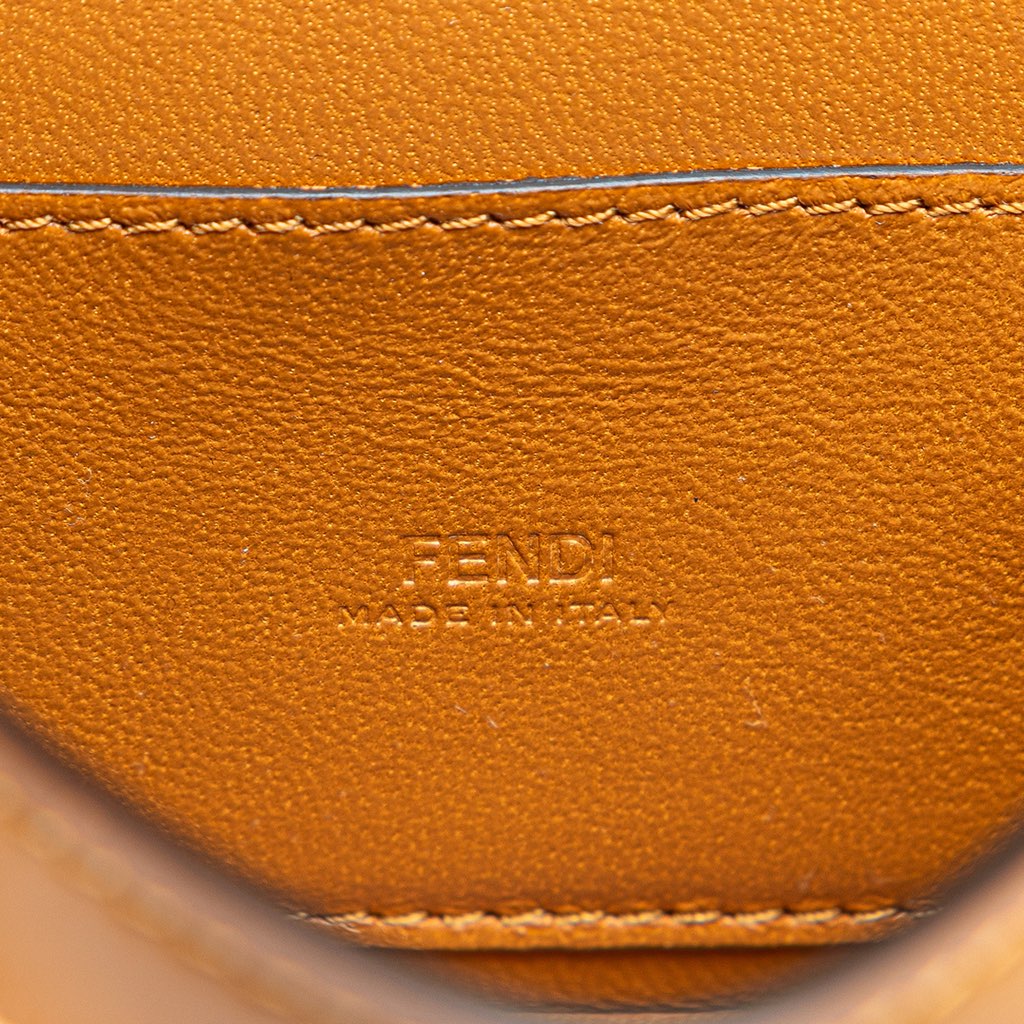 Fendi Nano Bag F Glossy Calfskin Handbag - 5