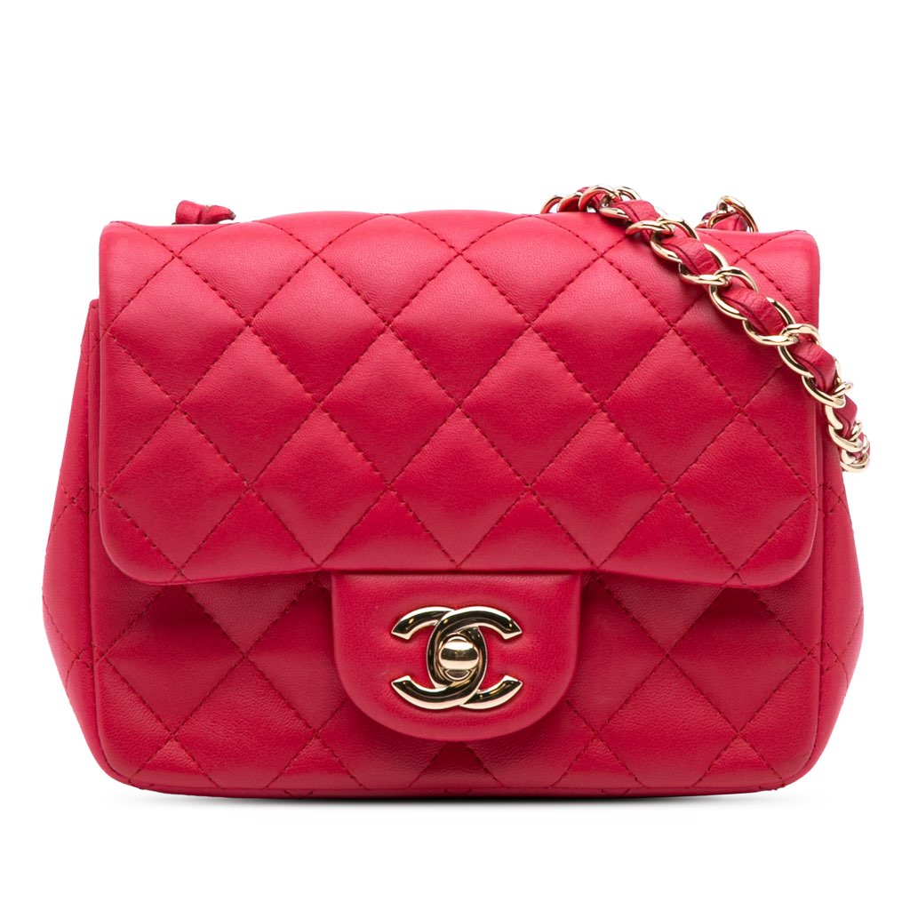 Chanel Mini Square Classic Lambskin Single Flap