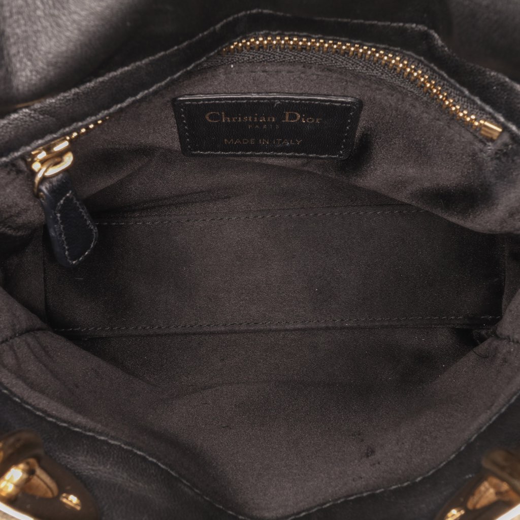 Dior Mini Satin Sequin Embroidered Lady Dior - 4