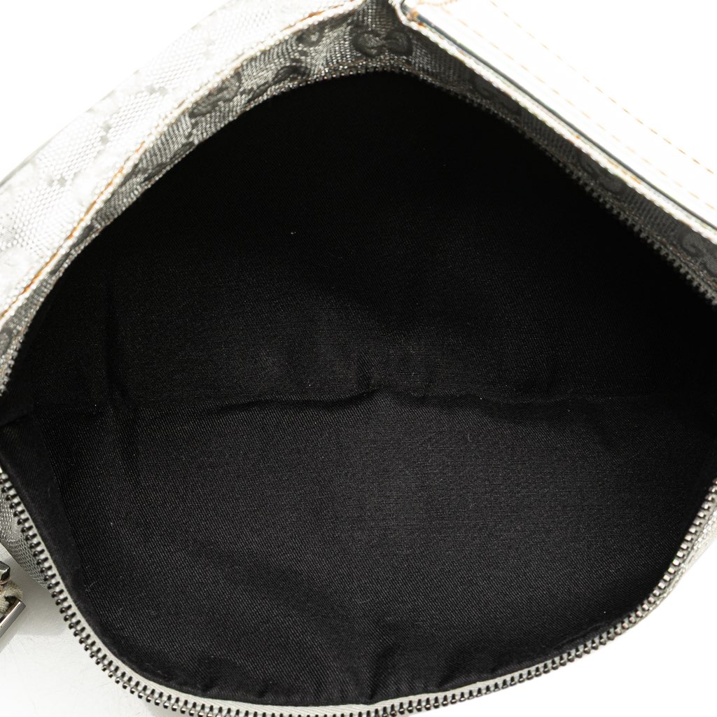 Gucci GG Canvas Web Double Pocket Belt Bag - 4