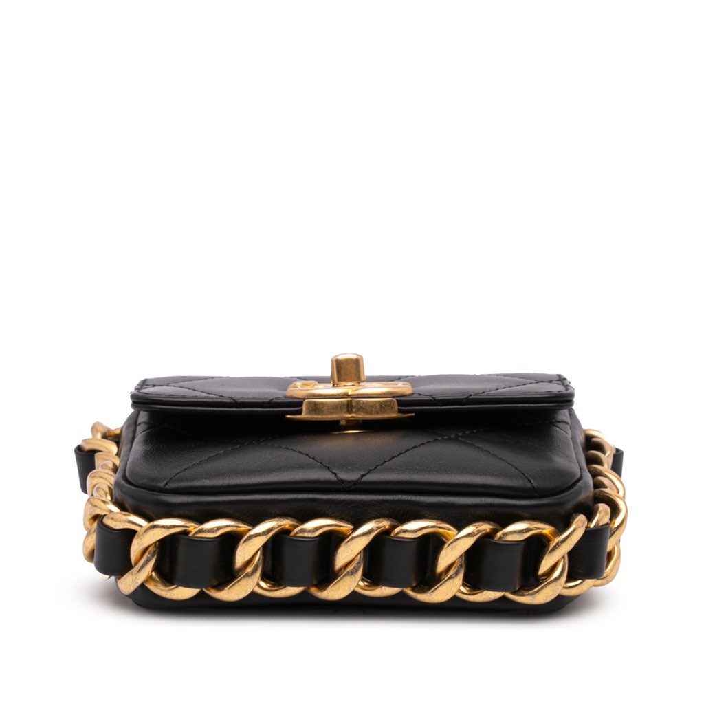Chanel Mini Quilted Calfskin Framing Chain Flap - Image 6