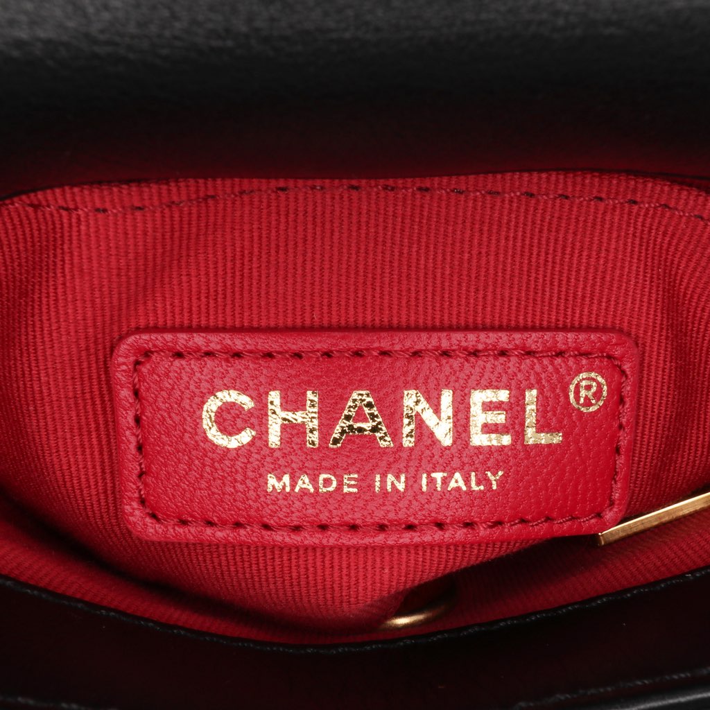 Chanel Mini Quilted Calfskin Framing Chain Flap - Side view