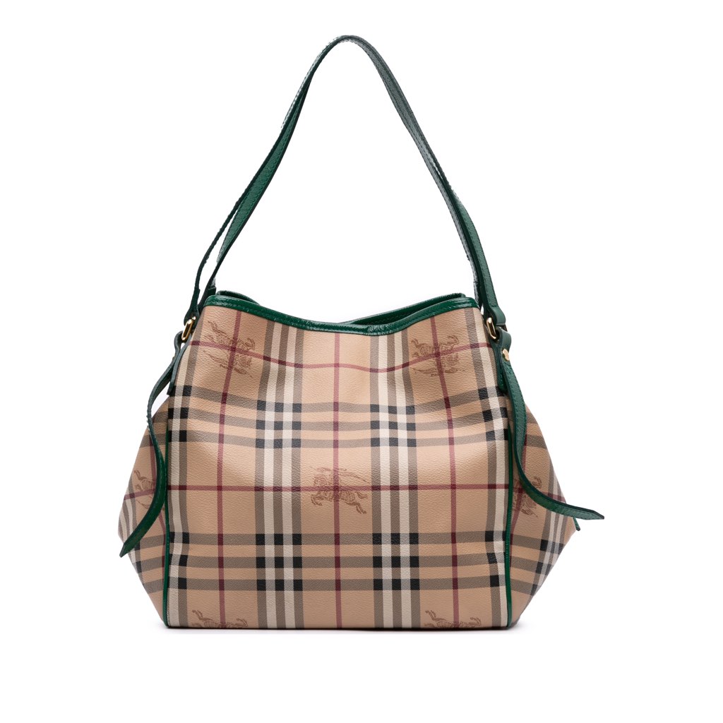 Burberry Small Haymarket Check Coated Canvas Canterbury Tote