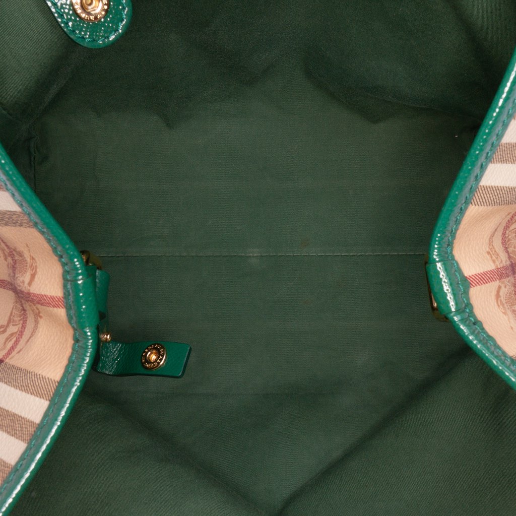 Burberry Small Haymarket Check Coated Canvas Canterbury Tote - 4