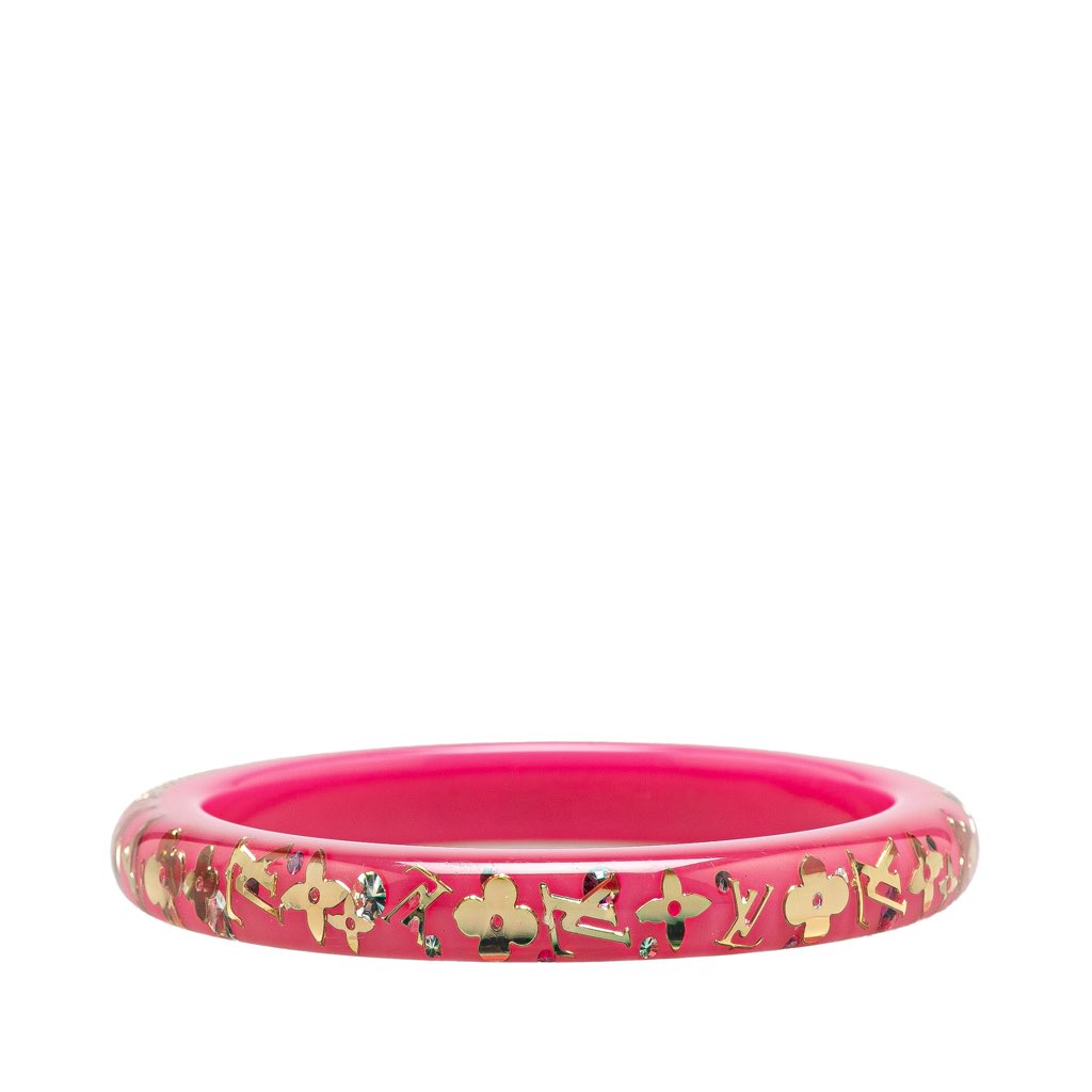 Louis Vuitton Monogram Resin Inclusion Bangle