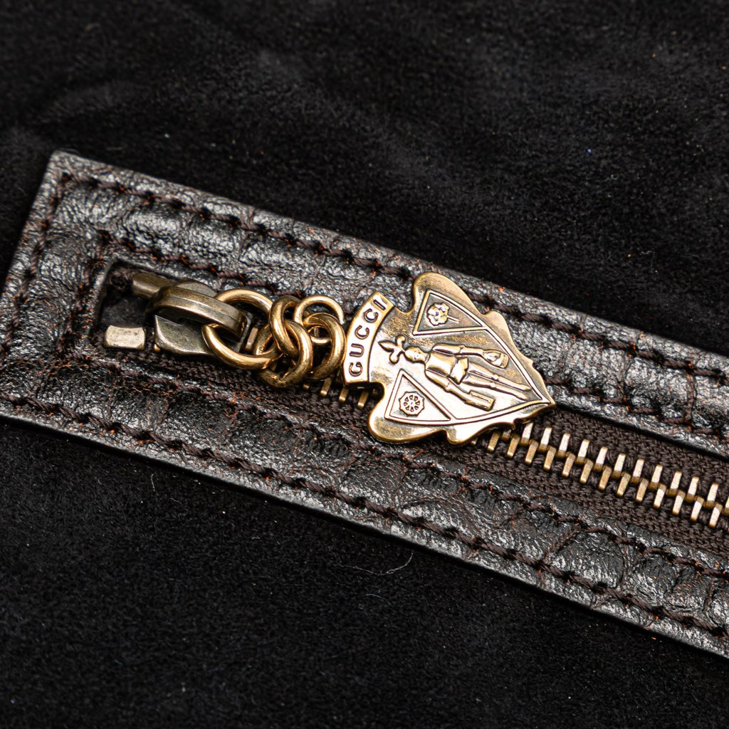 Gucci Embossed Leather Weekender Bag - Detail 2