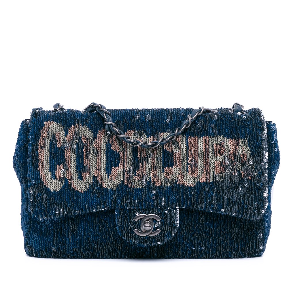 Chanel Paris Cuba Medium Sequin Coco Cuba Single Flap
