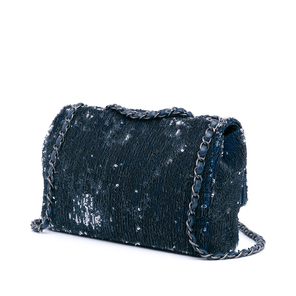 Chanel Paris Cuba Medium Sequin Coco Cuba Single Flap - 2