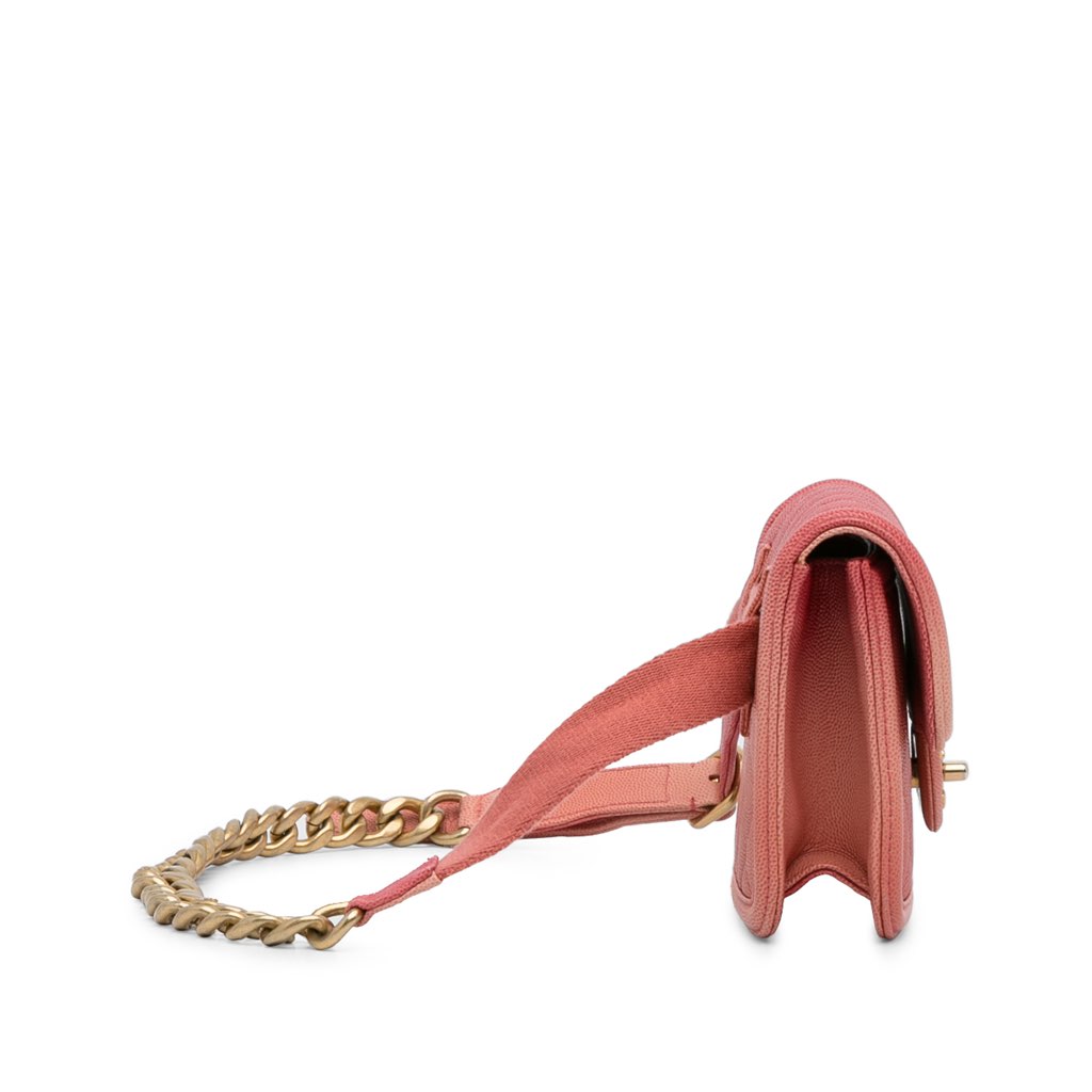 Chanel Caviar Sunset On The Sea Flap Belt Bag - 3