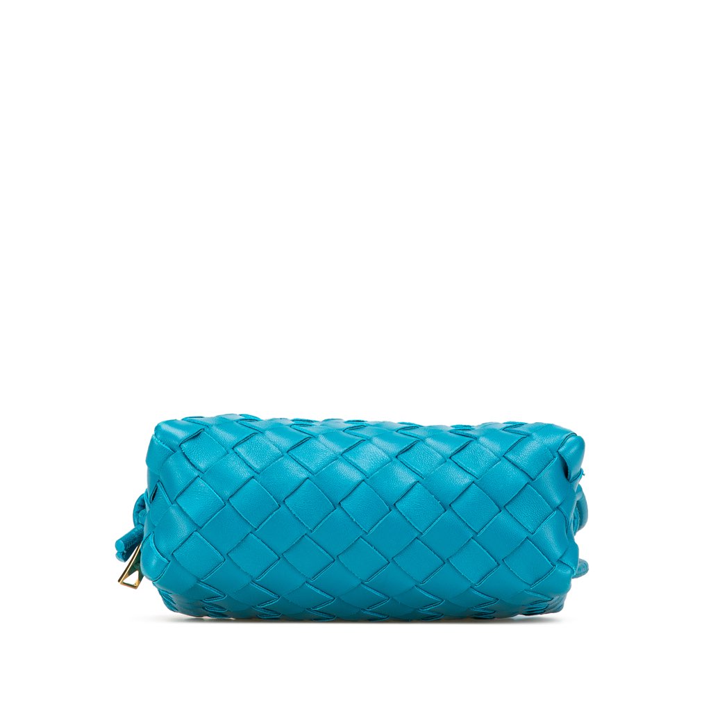 Bottega Veneta Mini Lambskin Intrecciato Loop Camera Bag - 3