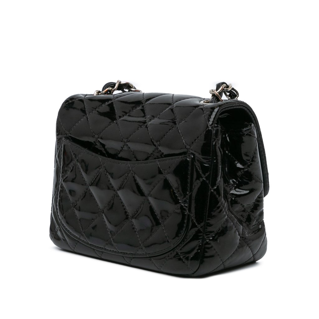 Chanel Mini Square Classic Patent Single Flap - 2