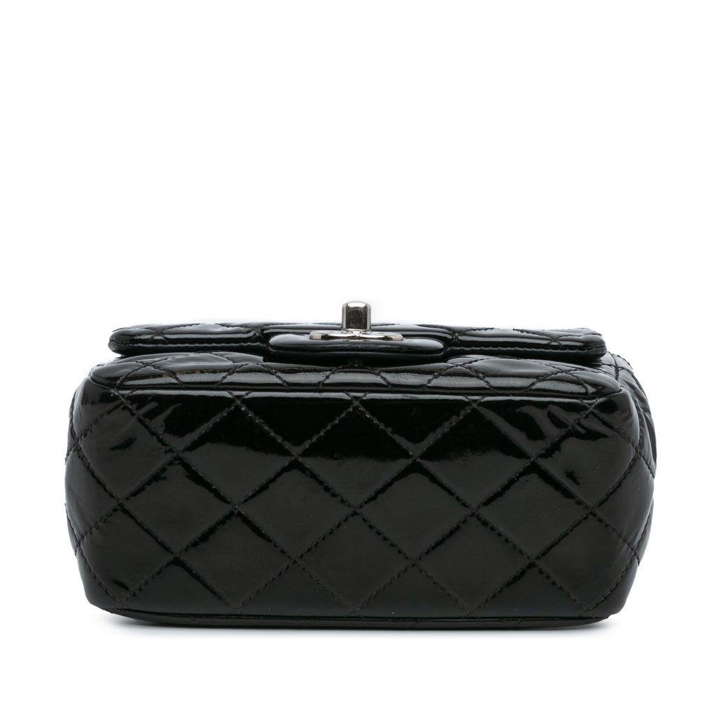Chanel Mini Square Classic Patent Single Flap - 3