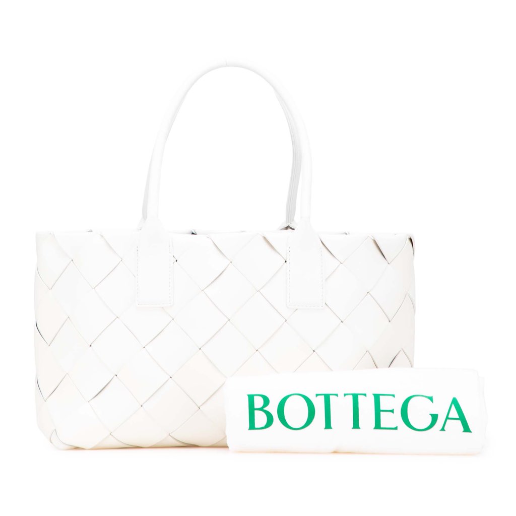 Bottega Veneta Small Lambskin Intrecciato Cabat Tote - Image 14