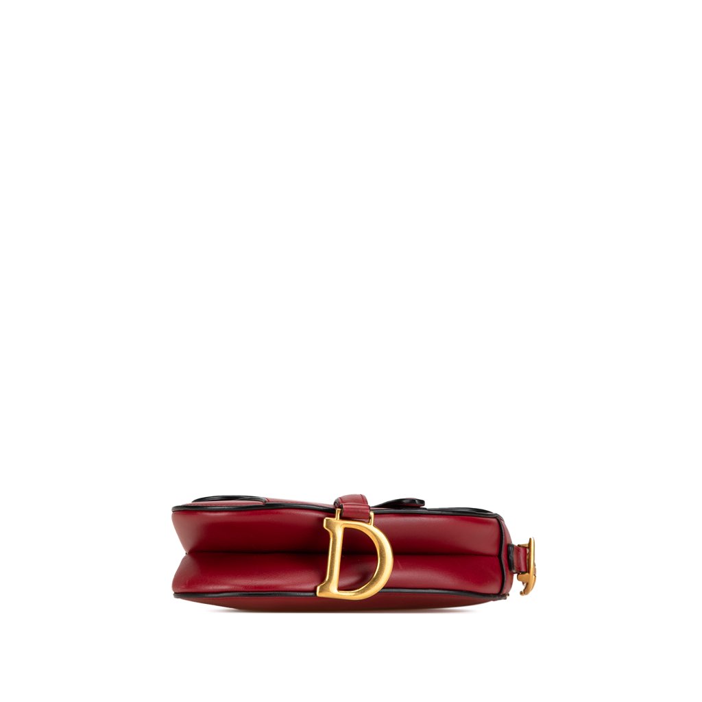Dior Mini Grained Calfskin Saddle Bag - 3