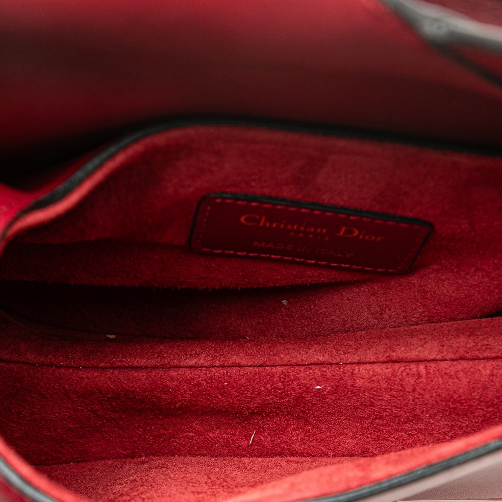 Dior Mini Grained Calfskin Saddle Bag - 4