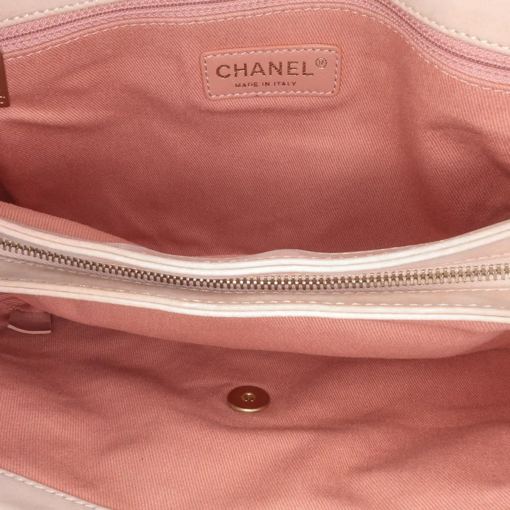 Chanel Jumbo Quilted Calfskin Triple Stitched Flap Brown Leather Very good - Model View