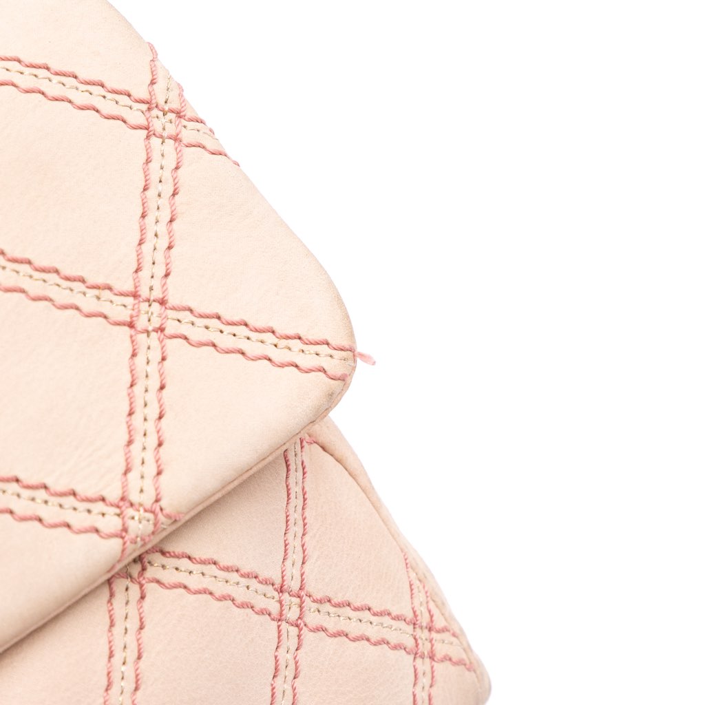 Chanel Jumbo Quilted Calfskin Triple Stitched Flap - Detail 2