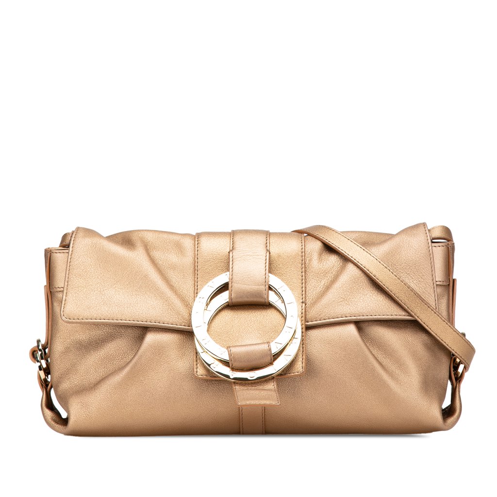 Bvlgari Metallic Leather Chandra Crossbody