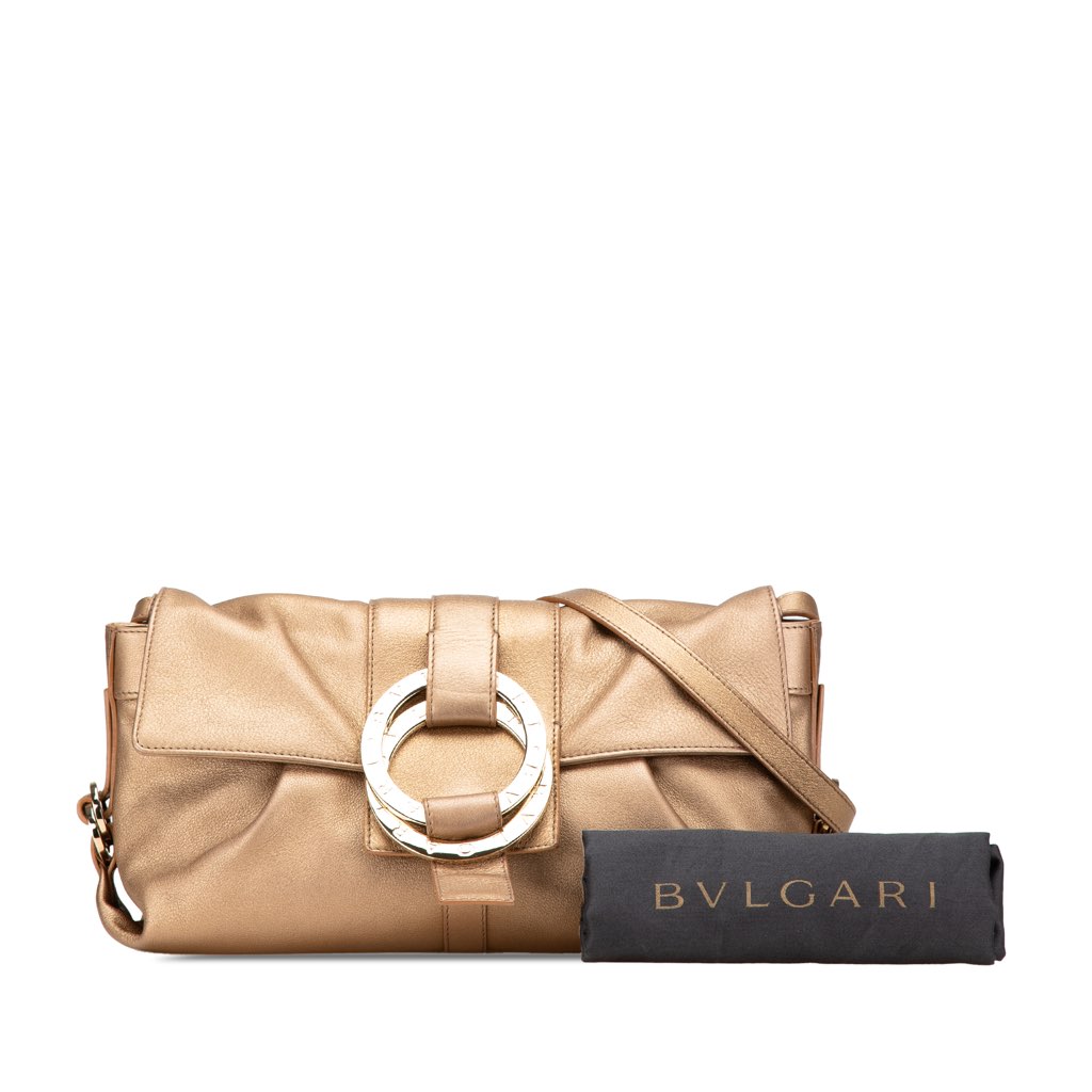 Bvlgari Metallic Leather Chandra Crossbody - Image 13