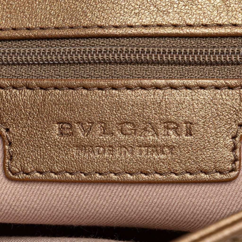 Bvlgari Metallic Leather Chandra Crossbody - Side view