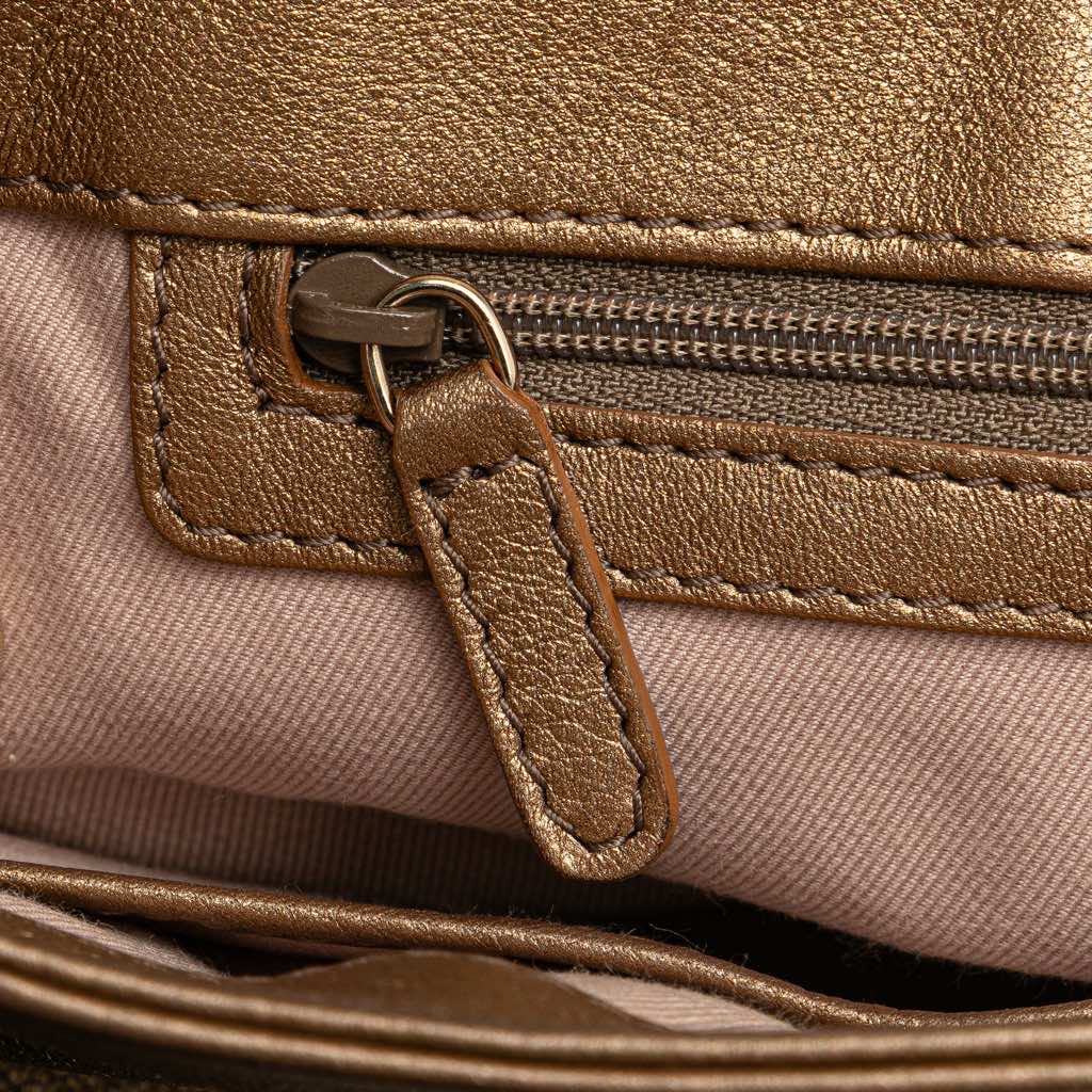 Bvlgari Metallic Leather Chandra Crossbody - Detail 2