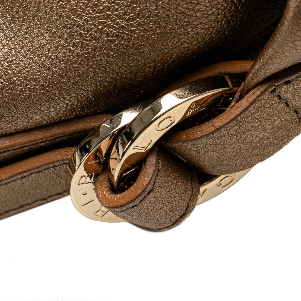 Bvlgari Metallic Leather Chandra Crossbody - Image 10