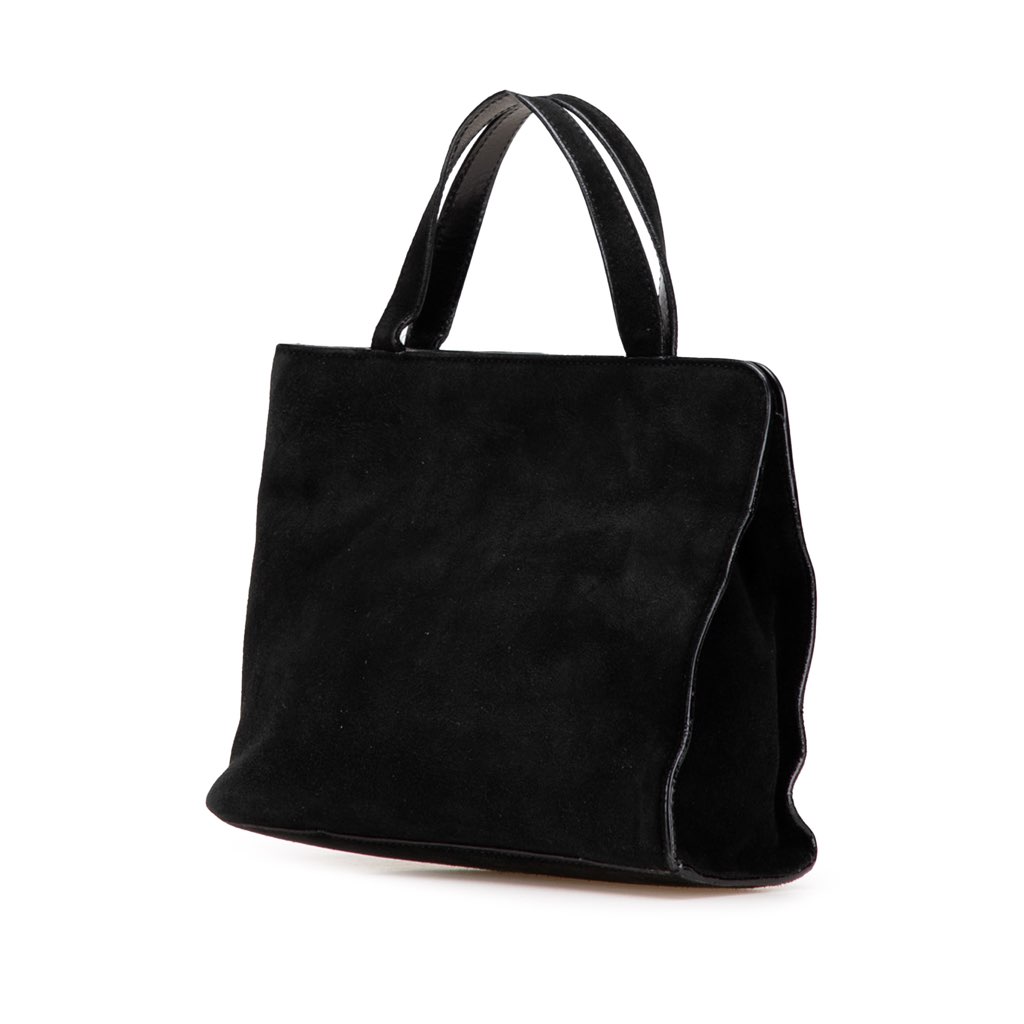 Gucci Suede Handbag - Back view