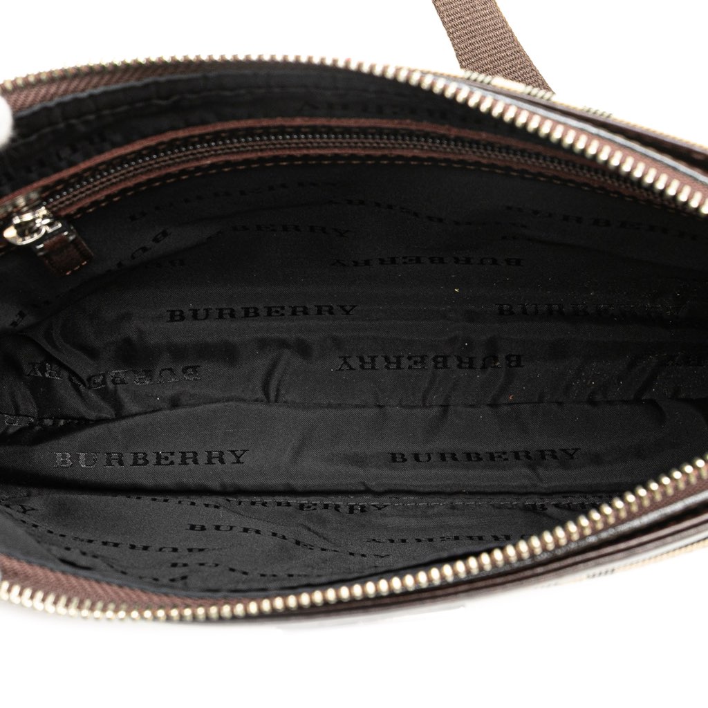 Burberry House Check Canvas Crossbody - 4