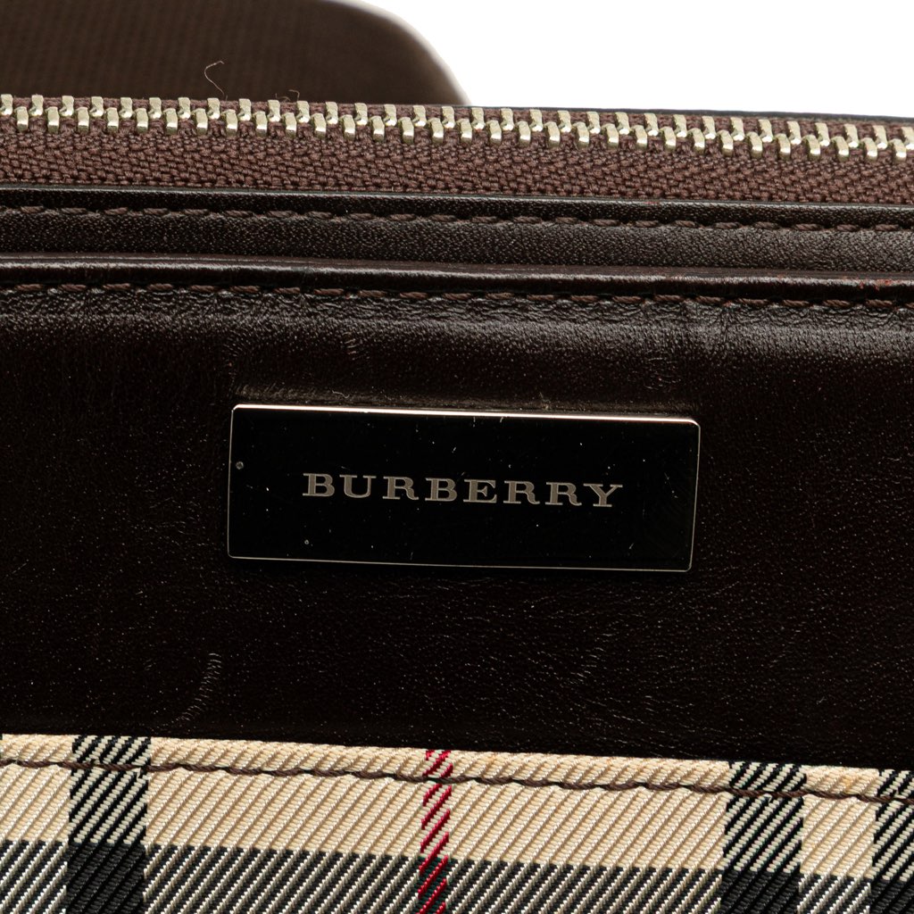 Burberry House Check Canvas Crossbody - 5