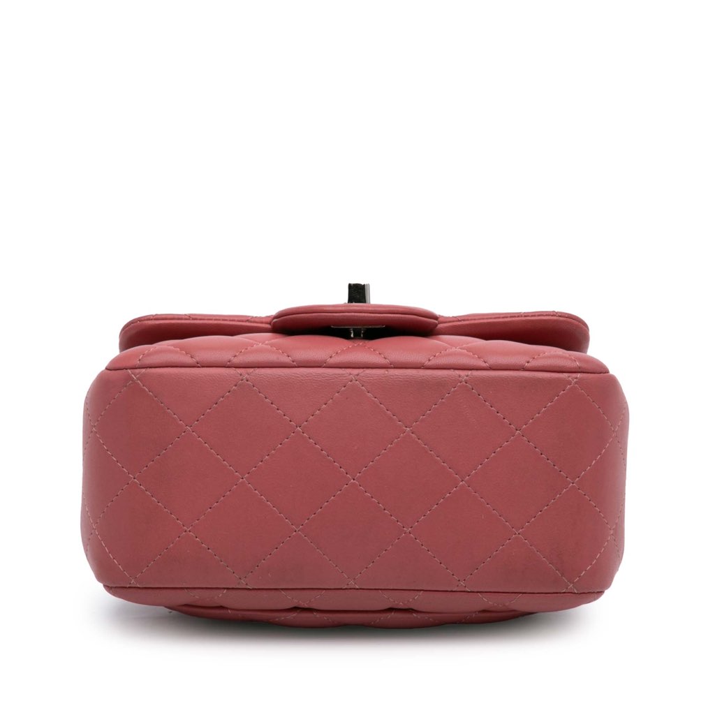 Chanel Mini Square Classic Lambskin Single Flap - Image 6