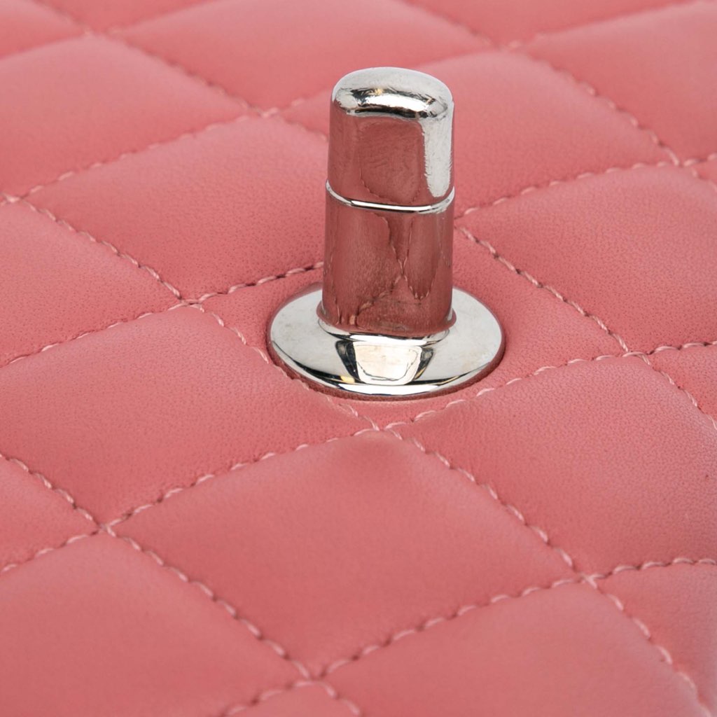 Chanel Mini Square Classic Lambskin Single Flap - Image 10