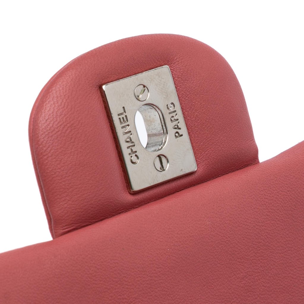 Chanel Mini Square Classic Lambskin Single Flap - Image 11